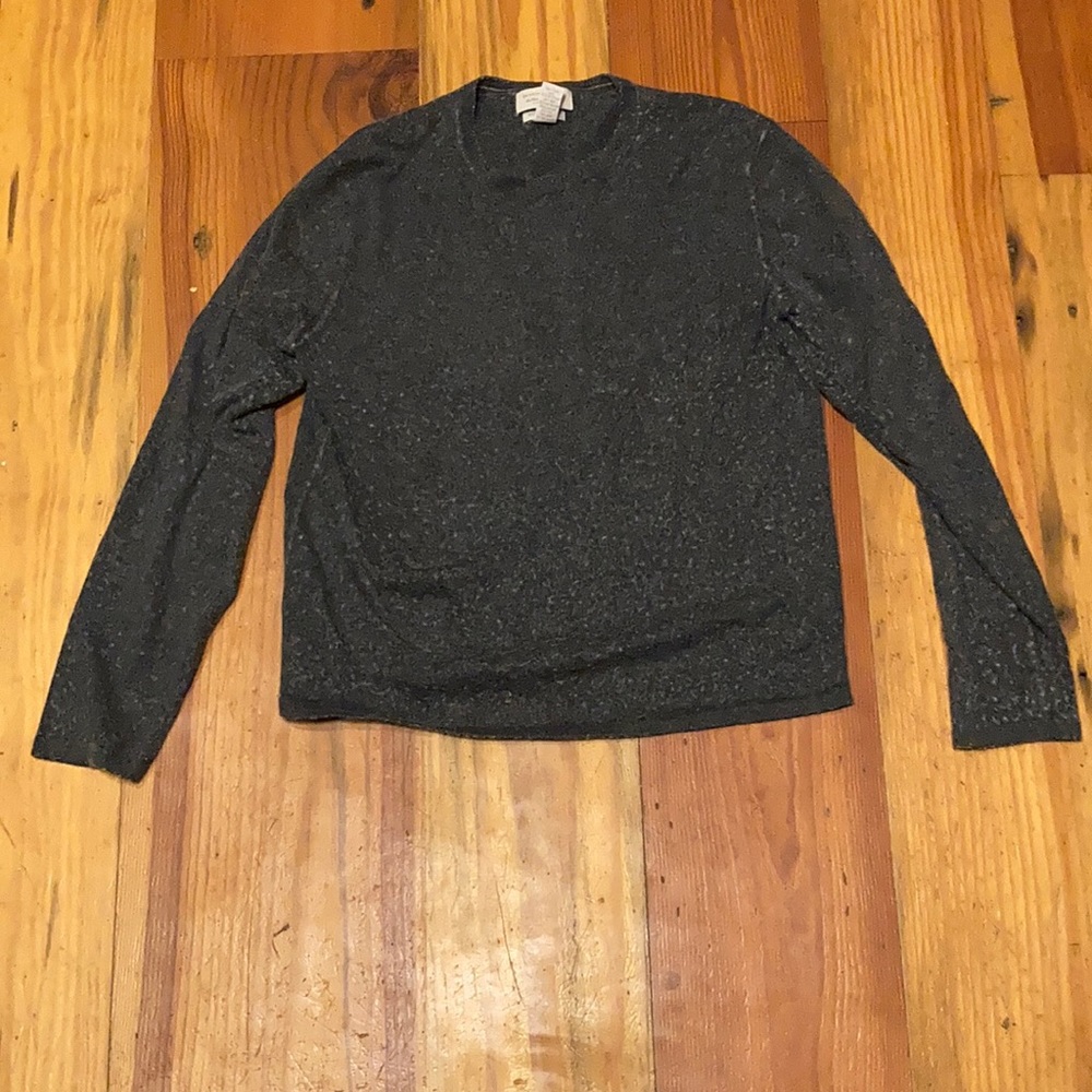 Banana republic silk cashmere sweater gray. Sz M